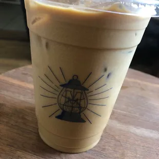 Caramel Oat Milk Latte