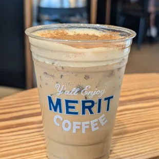 12 oz. Shaken Maple Pecan (extra shot and half sweetness)