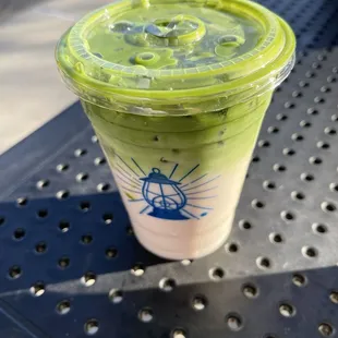 Strawberry matcha