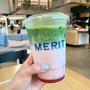 Strawberry Matcha