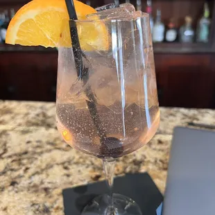 $7 Sangria, 4-6pm. Ask the bartender what is in it - You will be impressed