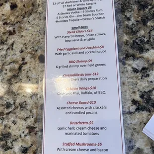 Happy Hour Specials