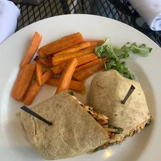 Cajun Salmon Wrap