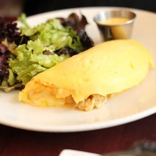 Perfectly cooked omelet