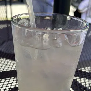 Honey lavender lemonade. Very refreshing!