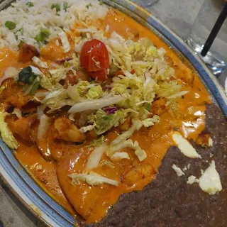 Enchiladas de Camaron