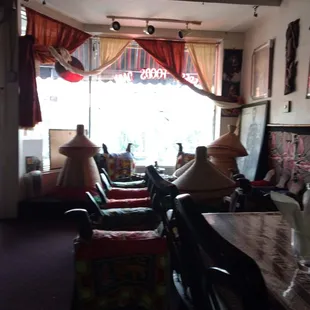 Interior overlooking street.  Includes lounge area.