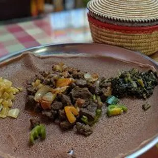 a plate of food