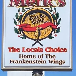 a sign for merk's