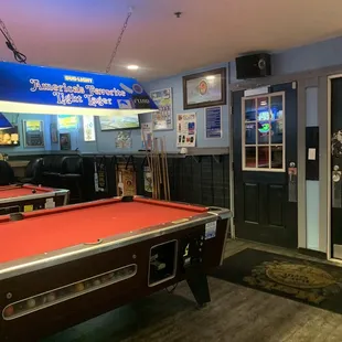 Pool tables at merks