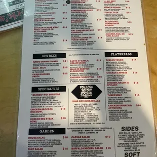 Menu back page 12/28/24