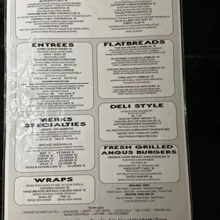 Menu Side 2