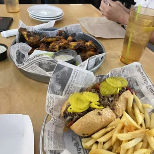 Frankenstein Wings, Philly Cheesesteak