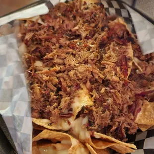 Chopped Brisket Nachos