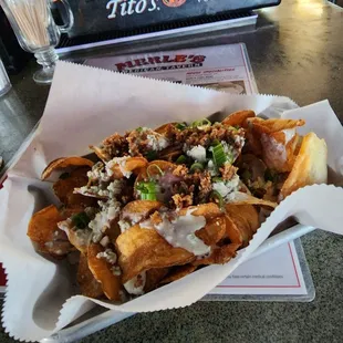 Blue cheese chips