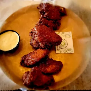 THE Maple Bourbon Wings...With House Made Sauce