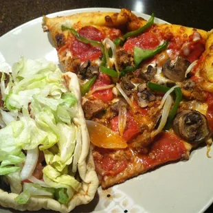 Supreme Pizza &amp; handmade Gyro -- fairly priced &amp; delicious!