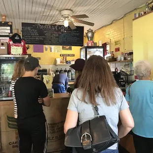 Coffee shop interior