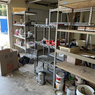 Garage after estate people left