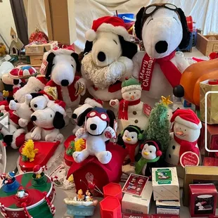 Holiday decor at almost every sale!