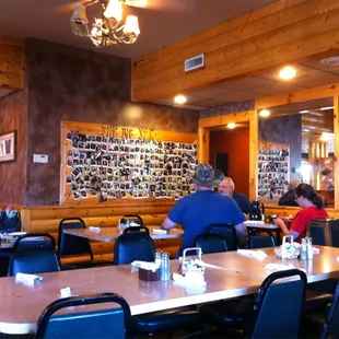 The big stack wall of fame.