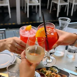 Happy hour drinks!