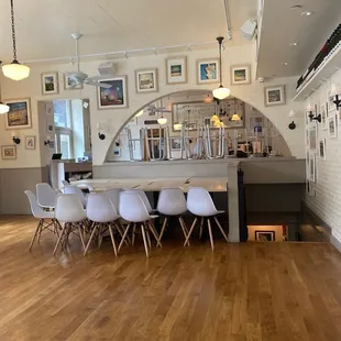 the dining room and bar