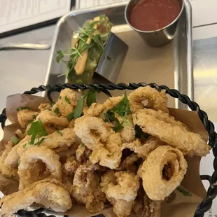 Fried calamari