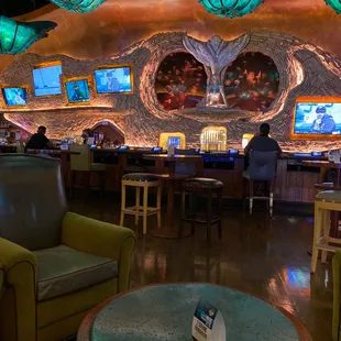 Place is empty, no one ever came to greet us or ask us if we wanted to order.