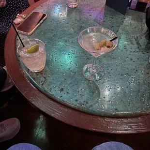 Dranks. I had a Tito's dirty martini and my mom had a margarita. Both were delicious