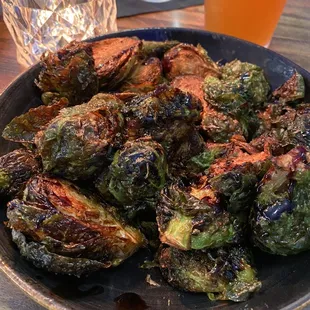 Fried Brussel Sprouts (without Parmesan)