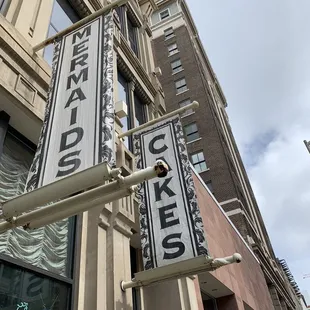 the front of the building