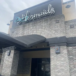 the front of the restaurant