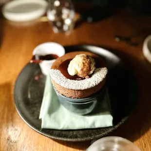 Dark Chocolate Soufflé
