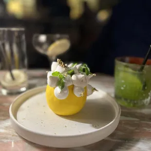 The Spikey Lemon Kalamansi Cake | Yuzu Curd | Crunchy Meringue