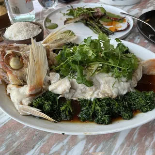 Whole Sizzling Fish