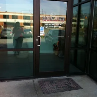 Front door.
