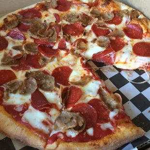 pizza, food
