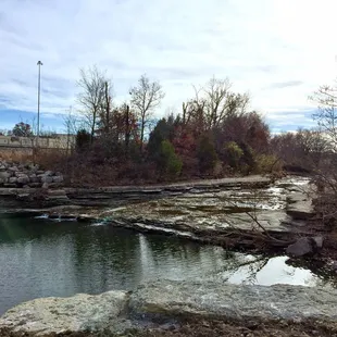 Waterfall view at fall (not enough water now).  11/24/2017