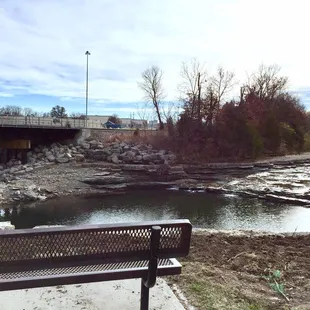View at bench before get into the park or bike/walking trail.  11/24/2017