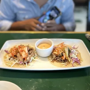 Kailua pig tacos - with Kim chee