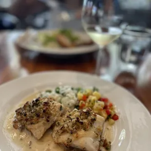 Macadamia Nut Crusted Fish