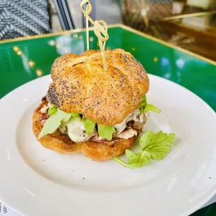 Rare Cooked Wagyu Burger