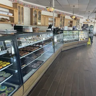 View of the display counter