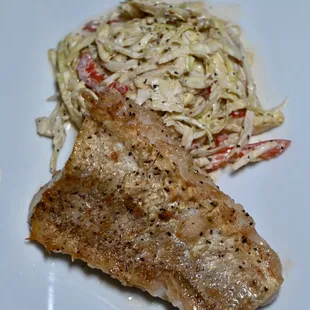 Tilefish and slaw