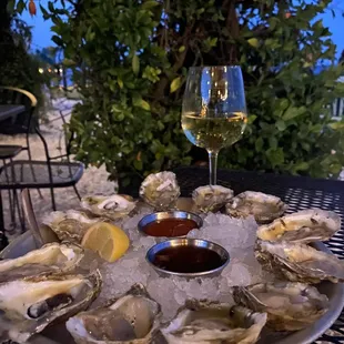 Rappahannocks and a lovely Chard.