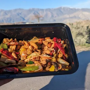 Kung pao chicken...half eaten already lol