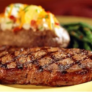 The Merry Go Round serves steaks as well!