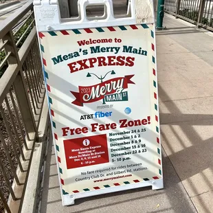 Mesa's Merry Main Express