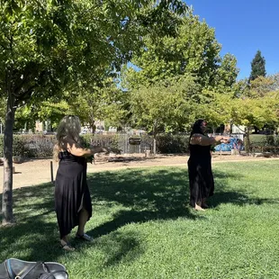 Hula Performers at end of summer Luau Celebration!